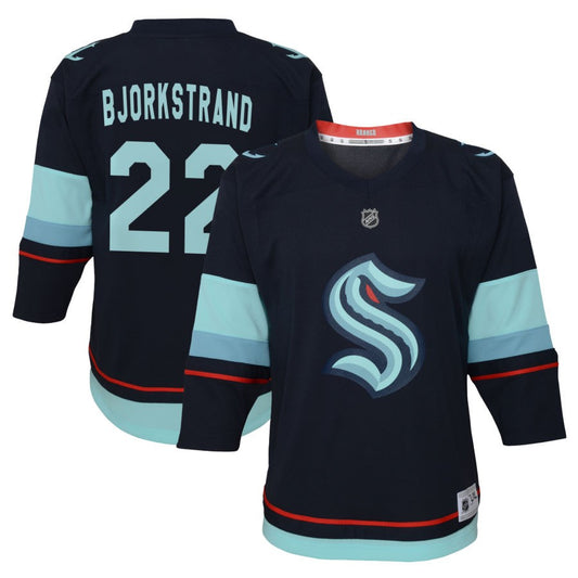 Oliver Bjorkstrand Seattle Kraken Youth Home Replica Jersey - Navy