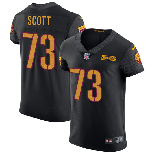 Trent Scott Washington Commanders Nike Vapor Untouchable Elite Alternate Jersey - Black