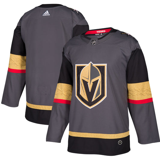 Vegas Golden Knights adidas Alternate Authentic Blank Jersey - Gray