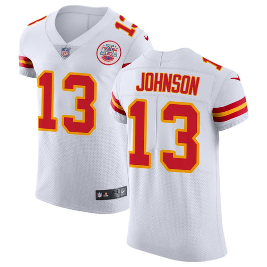 Nazeeh Johnson Kansas City Chiefs Nike Vapor Untouchable Elite Jersey - White