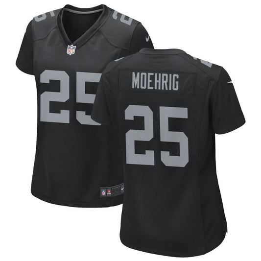 Tre'von Moehrig Las Vegas Raiders Nike Women's Game Jersey - Black