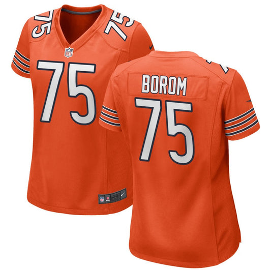 Larry Borom Chicago Bears Nike Women's Alternate Game Jersey - Orange