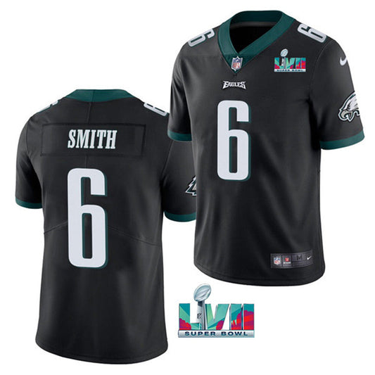 Men's Philadelphia Eagles Devonta Smith Super Bowl 57 Game Vapor Jersey Black