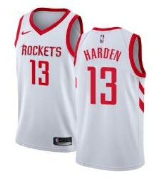 Men's Houston Rockets James Harden Jersey Association Edition White