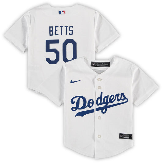 Mookie Betts Los Angeles Dodgers Nike Toddler Home Replica Player Jersey - White