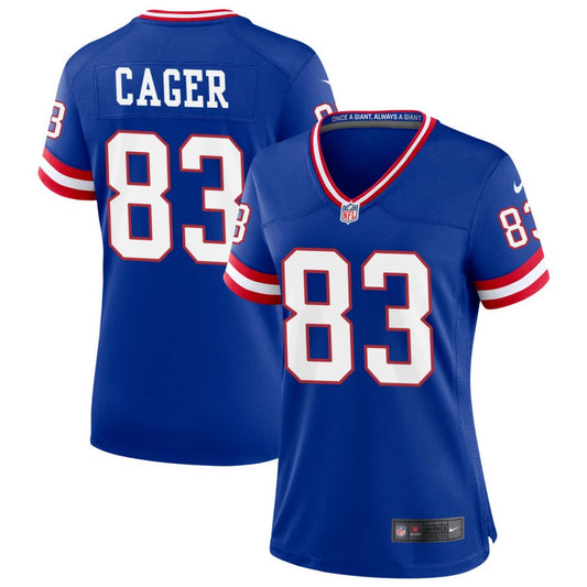 Lawrence Cager New York Giants Nike Women's Classic Game Jersey - Royal