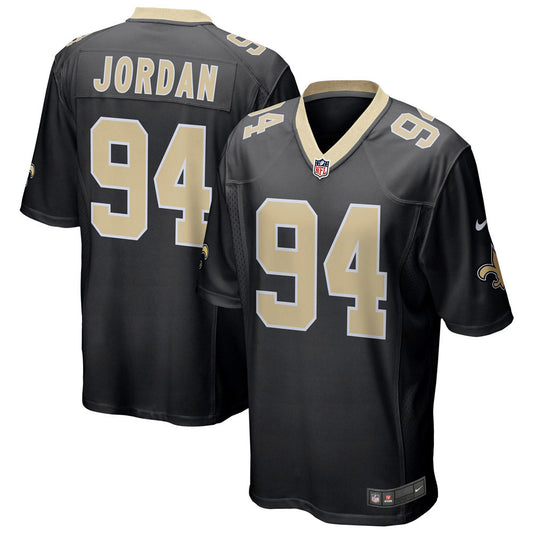 Men's New Orleans Saints Cameron Jordan Game Jersey Black