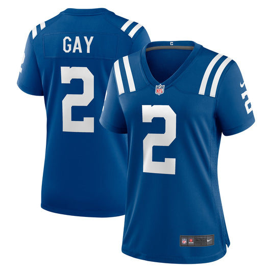 Matt Gay Indianapolis Colts Nike Women's Game Player Jersey - Royal