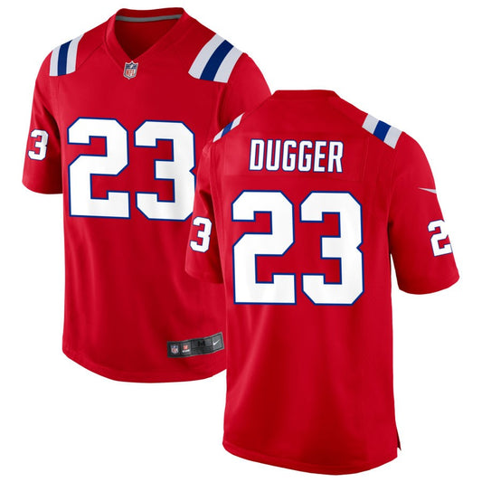 Kyle Dugger New England Patriots Nike Alternate Jersey - Red