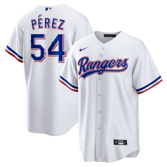 Mart??n P??rez Texas Rangers Nike Home  Replica Player Jersey - White