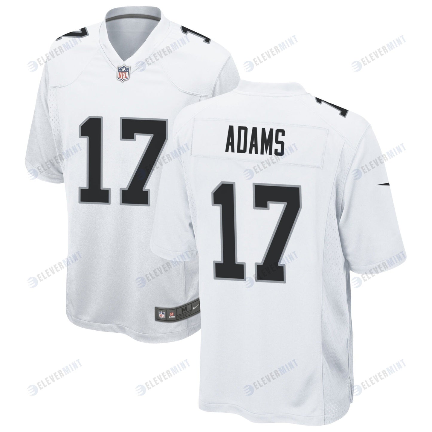 Las Vegas Raiders Davante Adams 17 Game Jersey - White Jersey