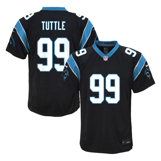 Shy Tuttle  Carolina Panthers Nike Youth Game Jersey - Black