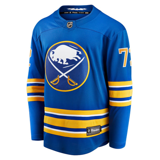 Men's Tage Thompson Fanatics Sabres Home Breakaway Jersey - Blue