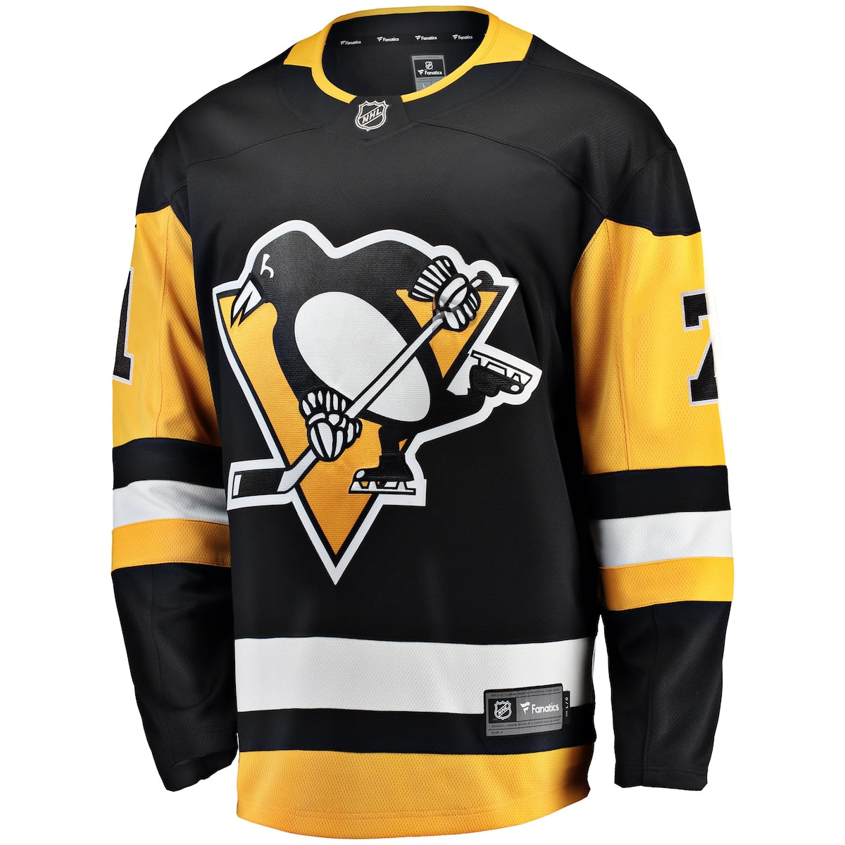 Men's Evgeni Malkin Fanatics Penguins Breakaway Jersey - Black