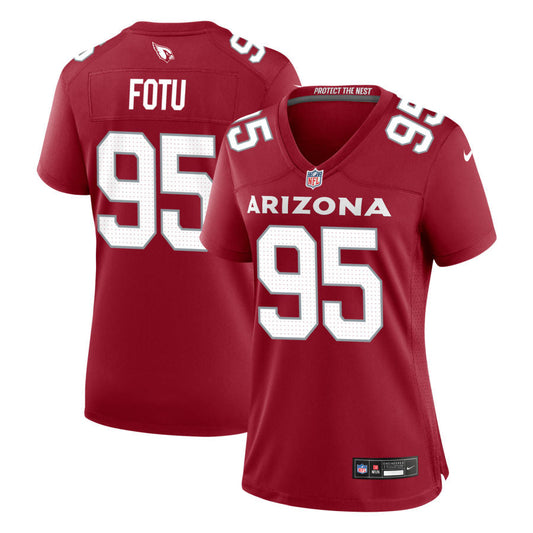 Leki Fotu Arizona Cardinals Nike Women's Game Jersey - Cardinal