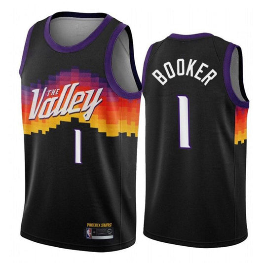 Youth Phoenix Suns Devin Booker City Edition Jersey - Black