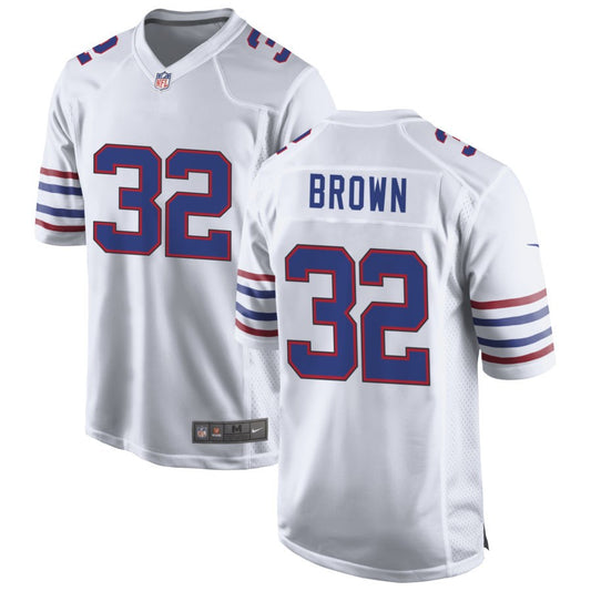 Kyron Brown Buffalo Bills Nike Alternate Game Jersey - White