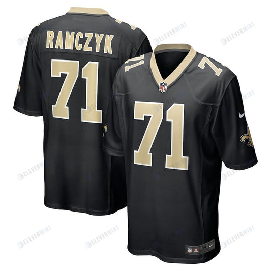 Ryan Ramczyk 71 New Orleans Saints Men Game Jersey - Black