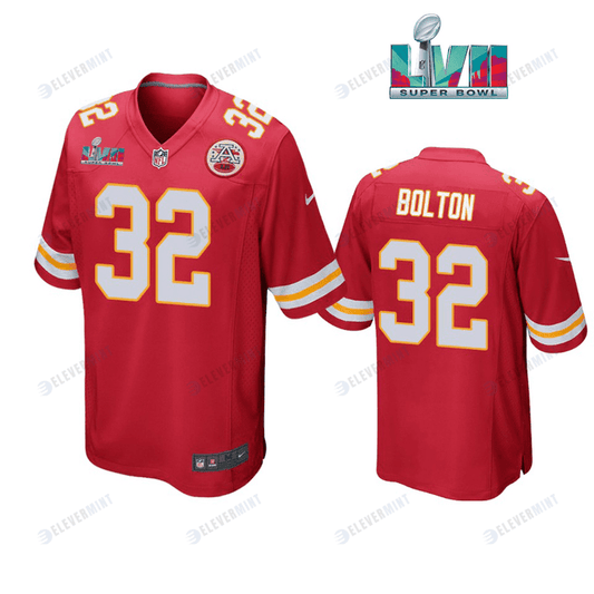 Nick Bolton 32 Kansas City Chiefs Super Bowl LVII Red Men Game Jersey