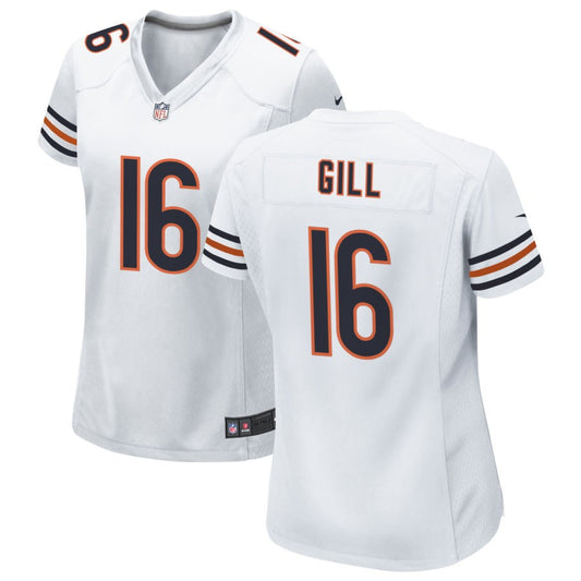 Trenton Gill Chicago Bears Nike Women's Game Jersey - White