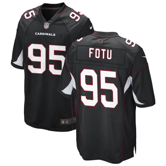 Leki Fotu Arizona Cardinals Nike Alternate Game Jersey - Black