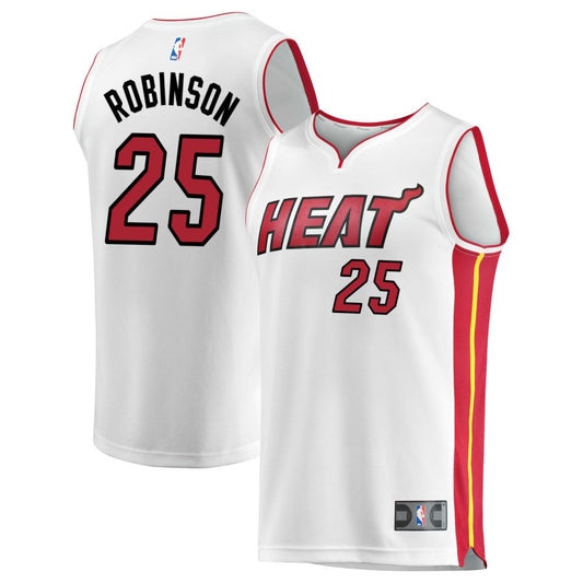 Orlando Robinson Miami Heat Fanatics Branded Youth Fast Break Replica Jersey White - Association Edition