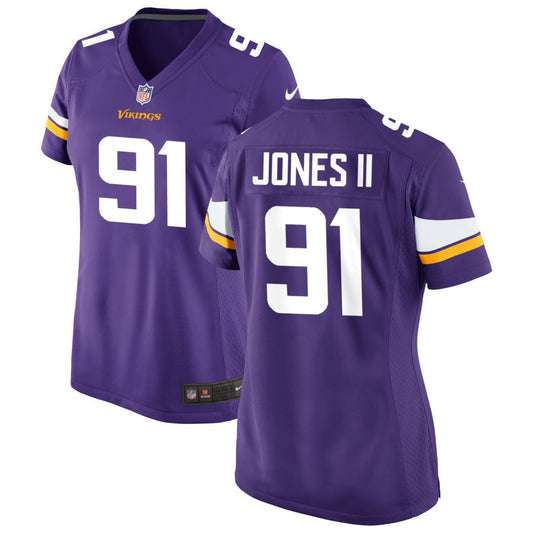 Pat Jones II Minnesota Vikings Nike Women's Game Jersey - Purple