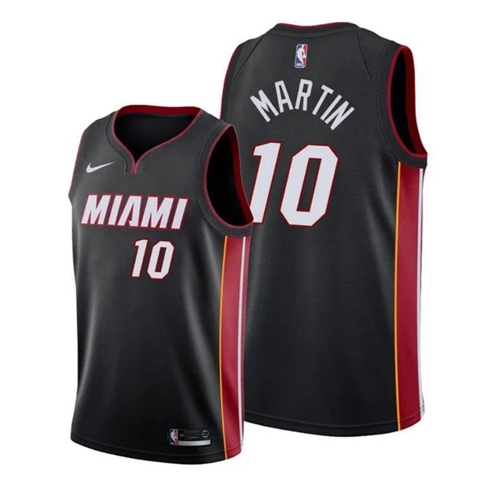 Men's Miami Heat Caleb Martin Icon Edition Jersey - Black