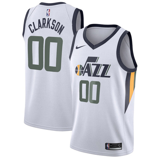 Men's Utah Jazz Jordan Clarkson Association Jersey - White