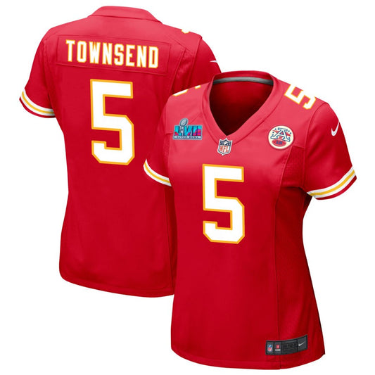 Tommy Townsend Kansas City Chiefs Nike Women's Super Bowl LVII Game Jersey - Red