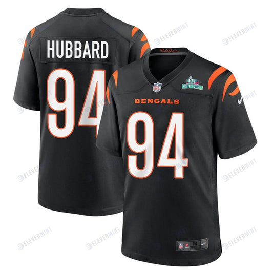 Sam Hubbard 94 Cincinnati Bengals Super Bowl LVII Champions Men Game Jersey - Black