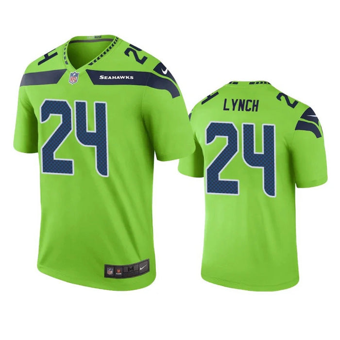 Men's Seattle Seahawks Marshawn Lynch Legend Jersey - Green