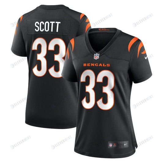 Nick Scott 33 Cincinnati Bengals Women's Game Jersey - Black