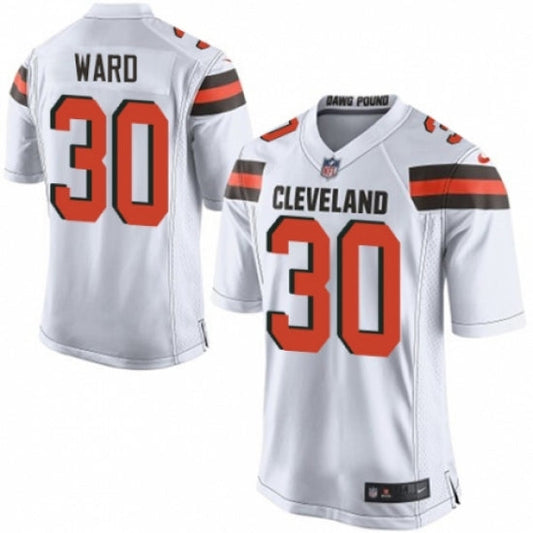 Men's Cleveland Browns Denzel Ward Game Jersey White