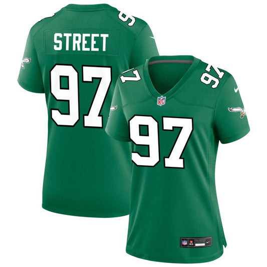 Kentavius Street Philadelphia Eagles Nike Women's Alternate Game Jersey - Kelly Green