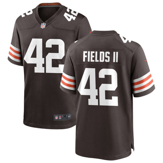 Tony Fields II Nike Cleveland Browns Game Jersey - Brown