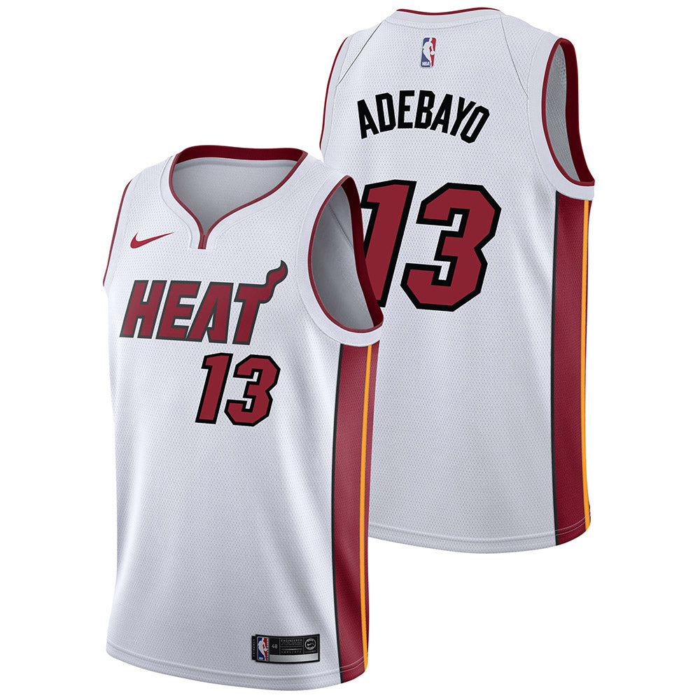 Men's Miami Heat Bam Adebayo Association Jersey - White