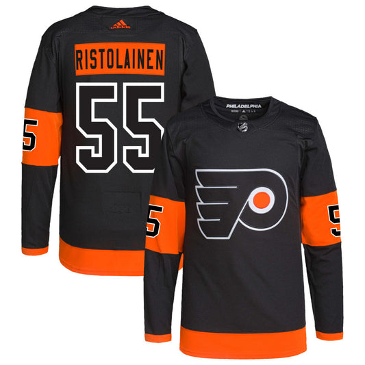 Rasmus Ristolainen Philadelphia Flyers adidas Alternate Primegreen Authentic Pro Jersey - Black