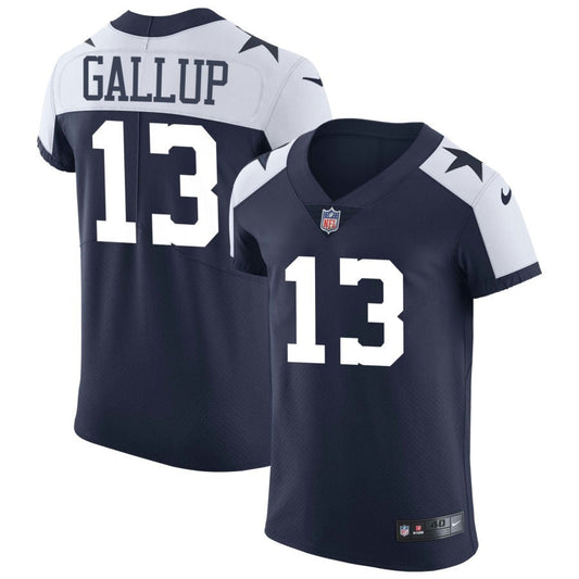 Michael Gallup Dallas Cowboys Nike Alternate Vapor Elite Jersey - Navy