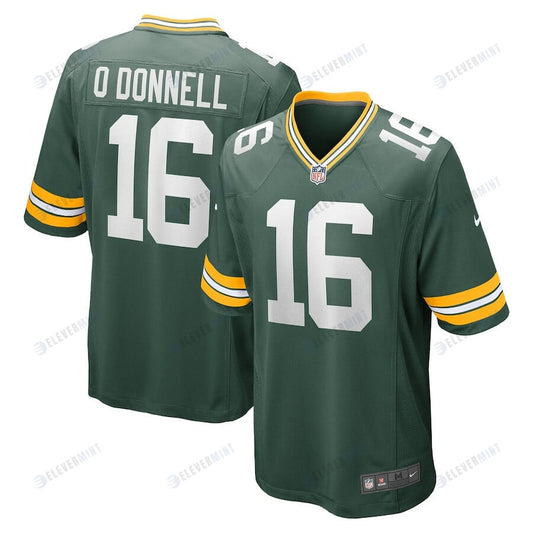 Pat O'Donnell 16 Green Bay Packers Game Player Jersey - Green