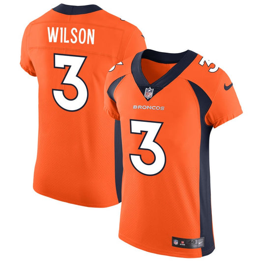 Russell Wilson Denver Broncos Nike Vapor Untouchable Elite Jersey - Orange