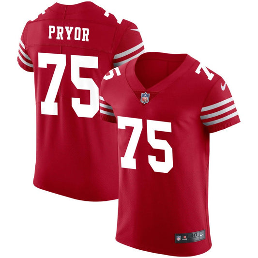 Matt Pryor San Francisco 49ers Nike Vapor Elite Jersey - Scarlet