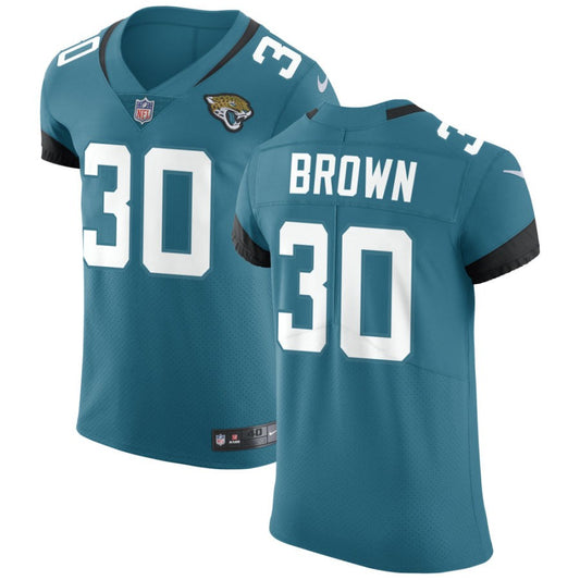 Montaric Brown Jacksonville Jaguars Nike Vapor Untouchable Elite Jersey - Teal