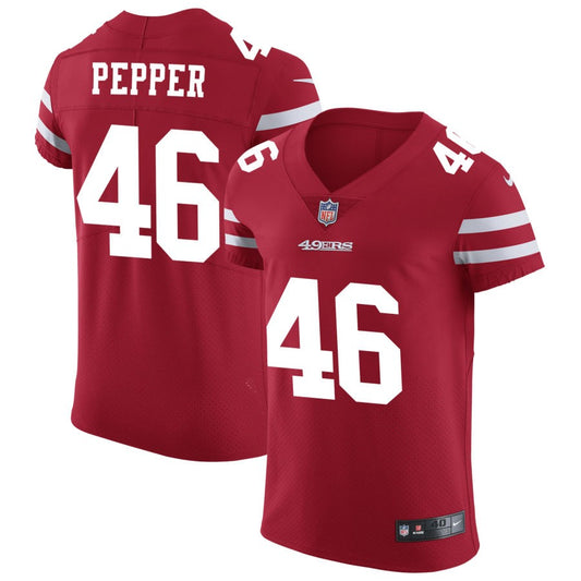 Taybor Pepper San Francisco 49ers Nike Vapor Untouchable Elite Jersey - Scarlet