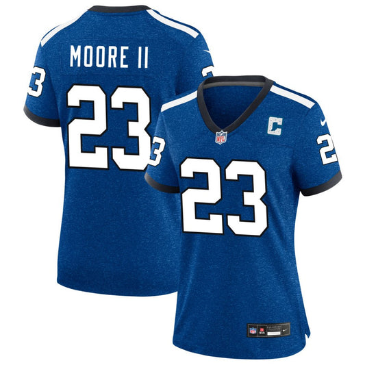 Kenny Moore II Indianapolis Colts Nike Women's Indiana Nights Alternate Game Jersey - Royal