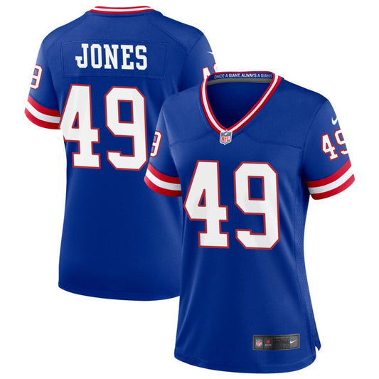 Ryan Jones New York Giants Nike Women's Classic Game Jersey - Royal