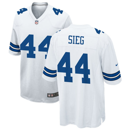 Trent Sieg Dallas Cowboys Nike Game Jersey - White