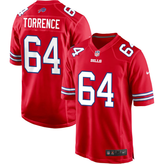 O'Cyrus Torrence Buffalo Bills Nike Alternate Game Jersey - Red