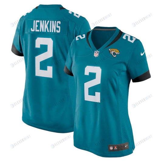 Rayshawn Jenkins 2 Jacksonville Jaguars Women's Game Jersey - Teal