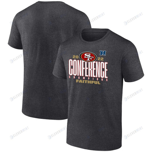 San Francisco 49ers NFC Conference Champions Faithful T-Shirt - Charcoal